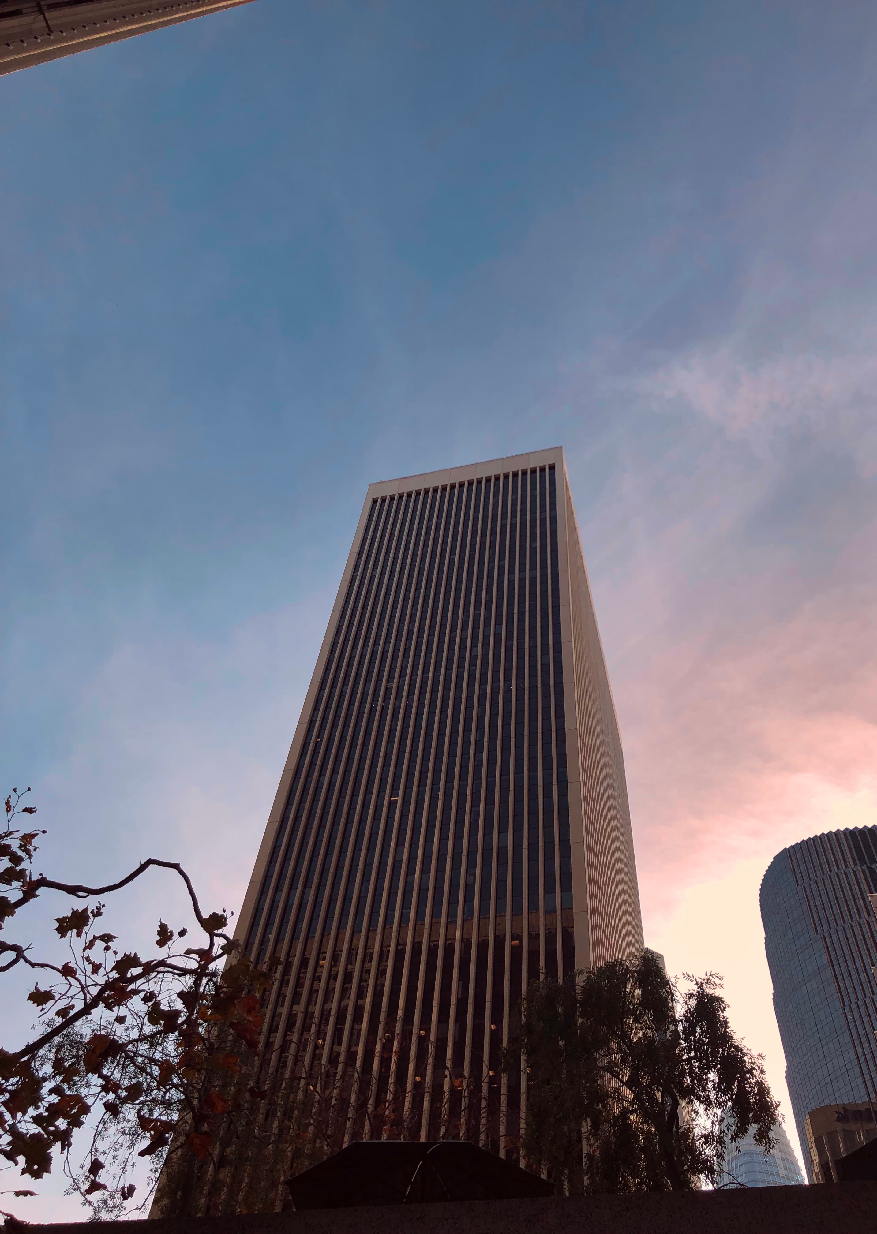 Modern building in California